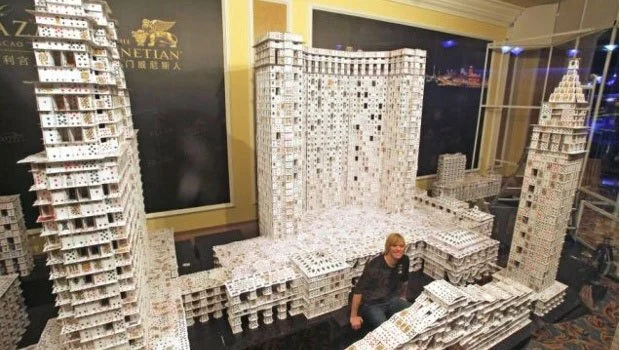 Largest house of cards ever built