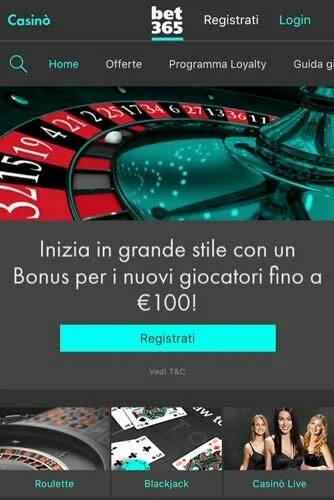 Casino Lobby mobile bet365